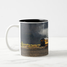 Taza Bicolor Tren del vapor