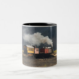 Taza Bicolor Tren del vapor