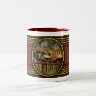 Taza Bicolor Tren - Registro - La descarga matutina 1890