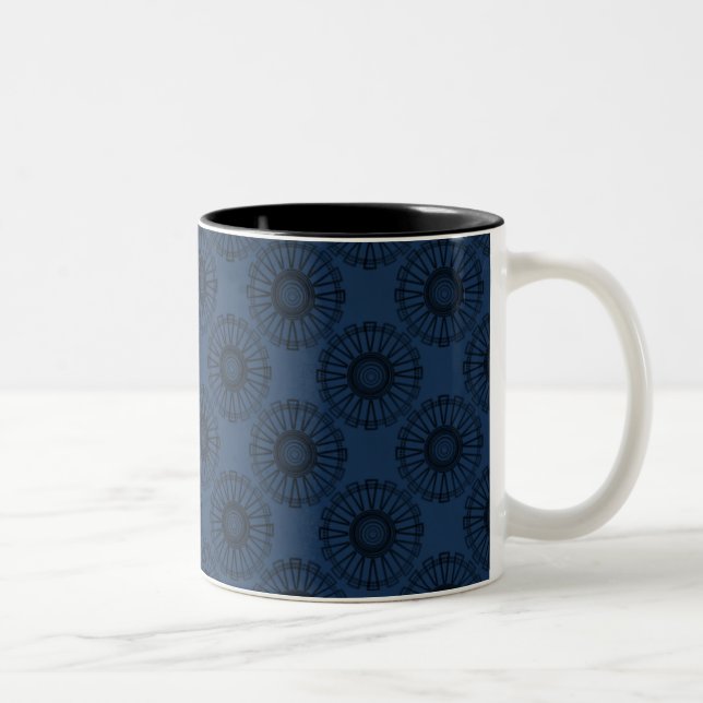 Taza Bicolor Trendsetter Mug, azul oscuro (Derecha)