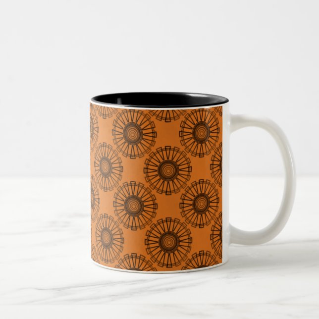 Taza Bicolor Trendsetter Mug, Naranja (Derecha)