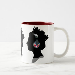 TAZA BICOLOR TRENDY QUEEN ELIZABETH CON TELÉFONOS DE LA UNIÓN J