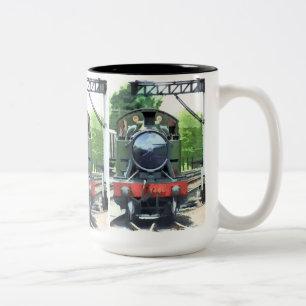 TAZA BICOLOR TRENES DE VAPOR