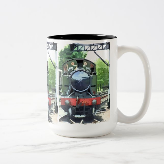 TAZA BICOLOR TRENES DE VAPOR (Derecha)