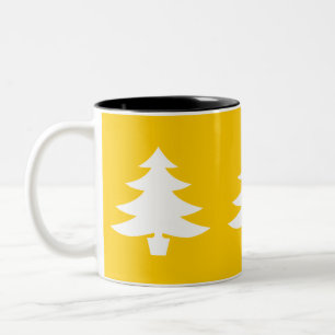 Taza Bicolor tres árboles - dorado