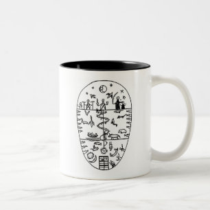 Taza Bicolor Tres capas de vida