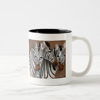 Taza Bicolor Tres cebras