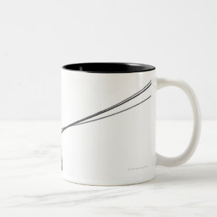 Taza Bicolor Tres Dobermans en el correo