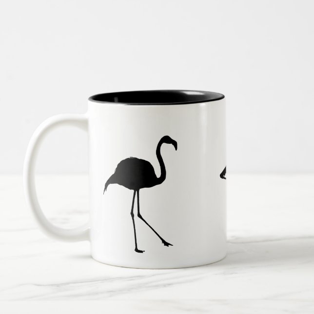 Taza Bicolor Tres flamencos (Izquierda)