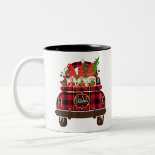 Taza Bicolor Tres Gnomes Car Plaid Mateo Familia Chris