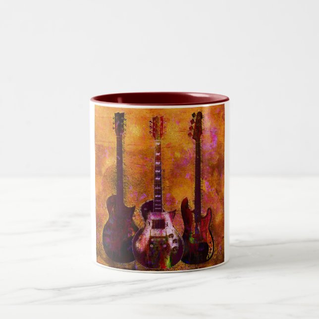 Taza Bicolor Tres guitarras (Centro)