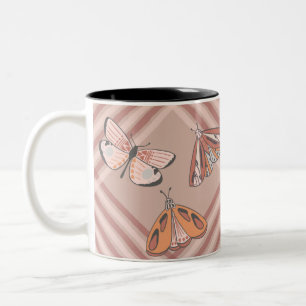 Taza Bicolor Tres mariposas del suroeste