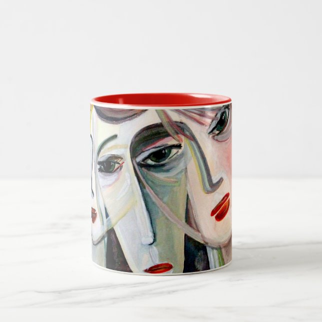 Taza Bicolor tres mujeres (Centro)
