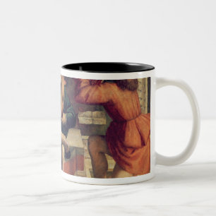 Taza Bicolor Tres músicos del ángel