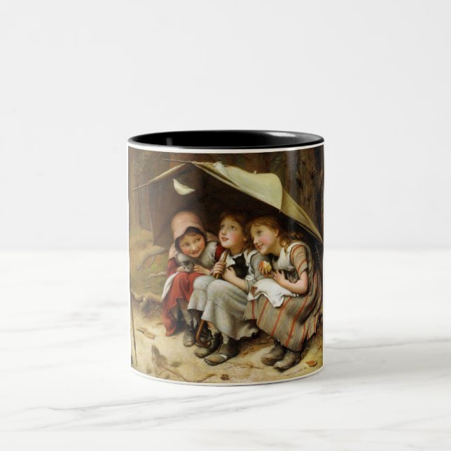 Taza Bicolor Tres Pequeños Gatitos (Centro)