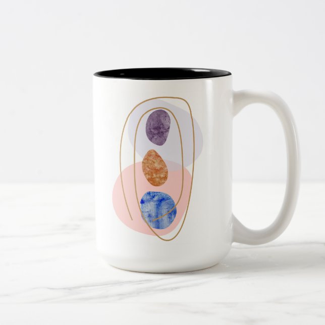 Taza Bicolor Tres piedras (Derecha)