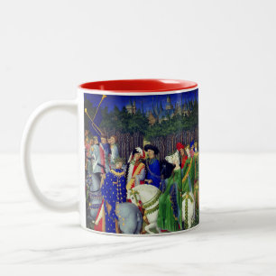 Taza Bicolor Tres Riches Heures (Mayo)