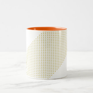 Taza Bicolor Triângulo com triângulos em 3D