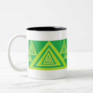 Taza Bicolor Triángulos