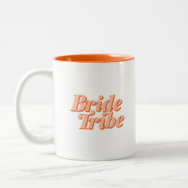 Taza Bicolor Tribu de novias Retro Boda Mug