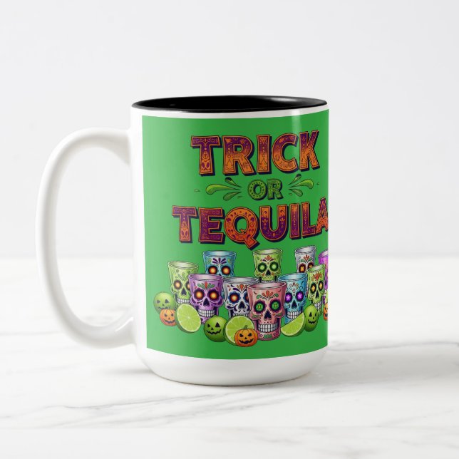 Taza Bicolor Trick o Tequila Tee (Izquierda)