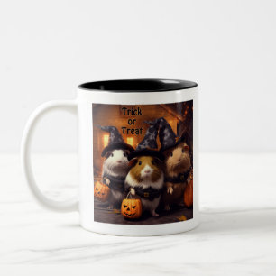 Taza Bicolor Trick o Trek Guinea Coffee Mug