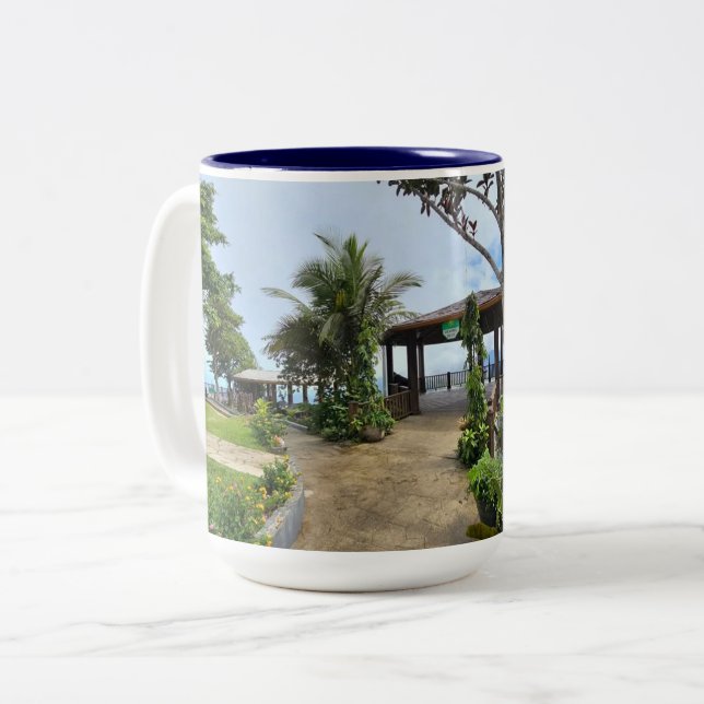 Taza Bicolor Trini Mug 15oz (Anverso izquierdo)