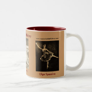 Taza Bicolor Trío de Russes de los ballets de bailarines