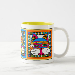 TAZA BICOLOR TRIO MÁGICO MÍSTICO