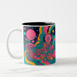 Taza Bicolor Trippy