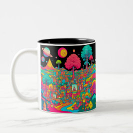 Taza Bicolor Trippy