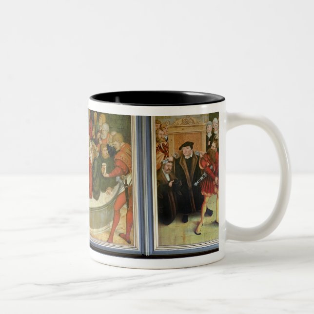 Taza Bicolor Tríptico (Derecha)