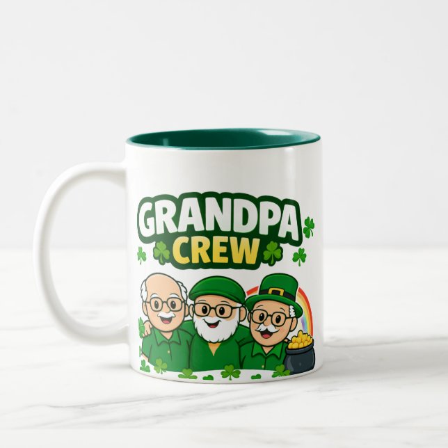 Taza Bicolor Tripulación de abuelo (Izquierda)