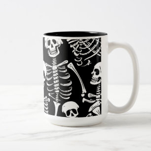 Taza Bicolor Tripulación de esqueletos