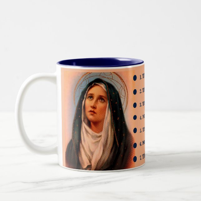 Taza Bicolor Triste destino de la madre (Izquierda)