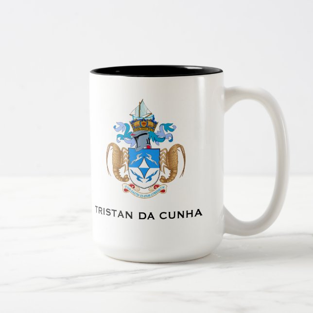 Taza Bicolor Tristiano da Cunha* Mug (Derecha)