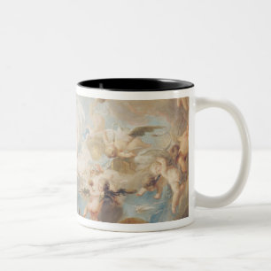 Taza Bicolor Triumph del Cupid sobre todos los dioses, 1752