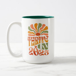 Taza Bicolor Triunfo en 2025 de Año Nuevo