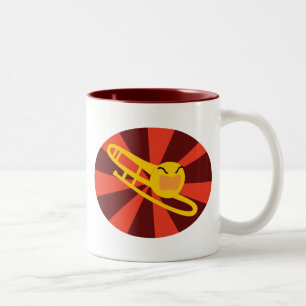 Taza Bicolor Trombone Enfurecido