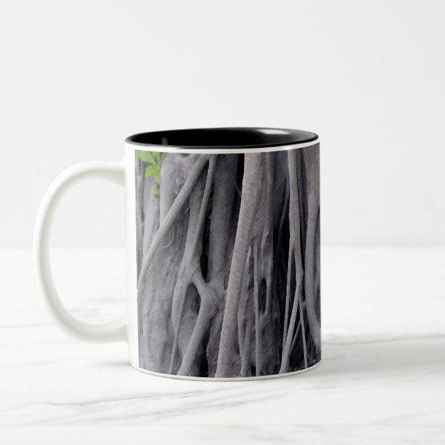 Taza Bicolor Tronco de baniano (Izquierda)