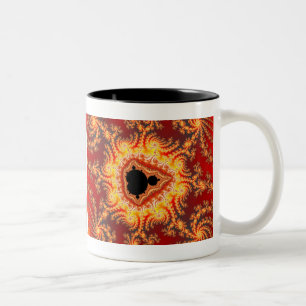 Taza Bicolor Trono de satán - Fractal
