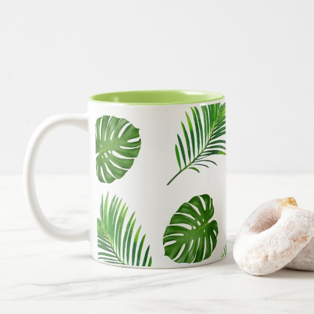 Taza Bicolor Tropical (Con donut)