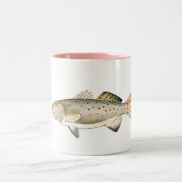 Taza Bicolor Trout Mug | Fish Mug