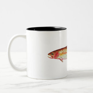 Taza Bicolor Trucha de garganta amarilla: Mug