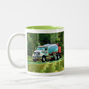 TAZA BICOLOR TRUCKERS GRANDES TRUCK STOP COFFEE MUGS