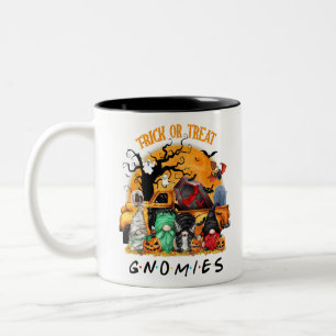Taza Bicolor Truco o trato con nómadas de Halloween Gnome C
