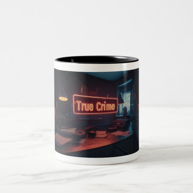 Taza Bicolor True Crime Mug (Centro)