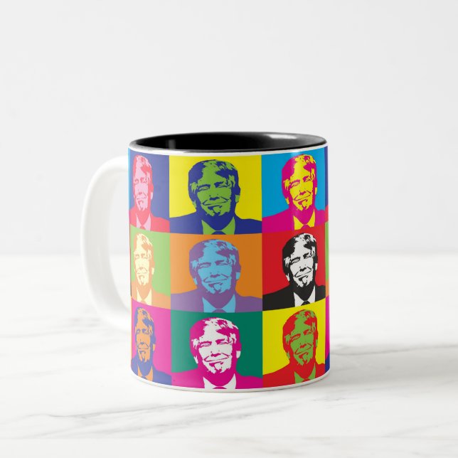 TAZA BICOLOR TRUMP (Anverso izquierdo)