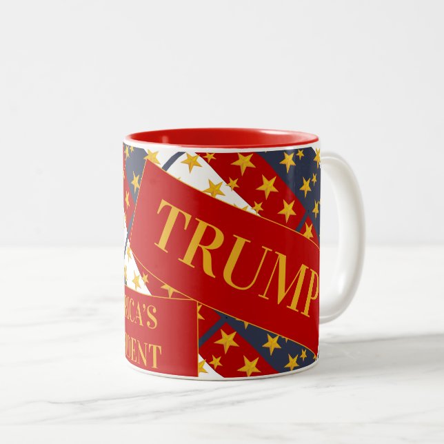 TAZA BICOLOR TRUMP 2024 (Anverso derecho)