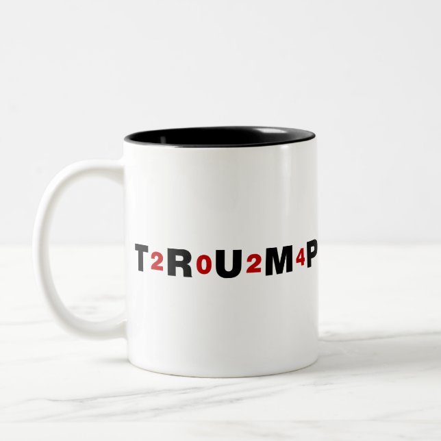Taza Bicolor Trump 2024 (Izquierda)
